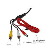Rückfahrkamera Anschlusskabel CM-RFKAS15